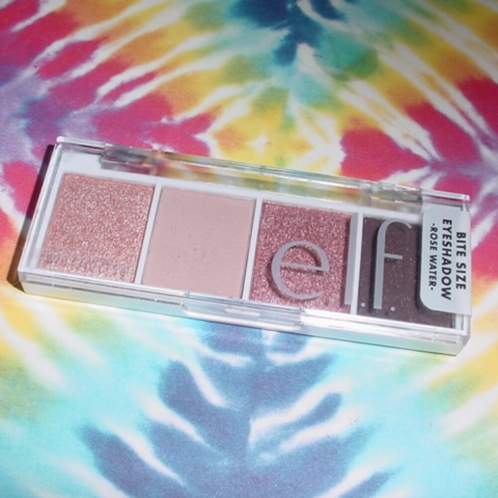 ELF Sealed Bite Size Eyeshadow quad ROSE WATER